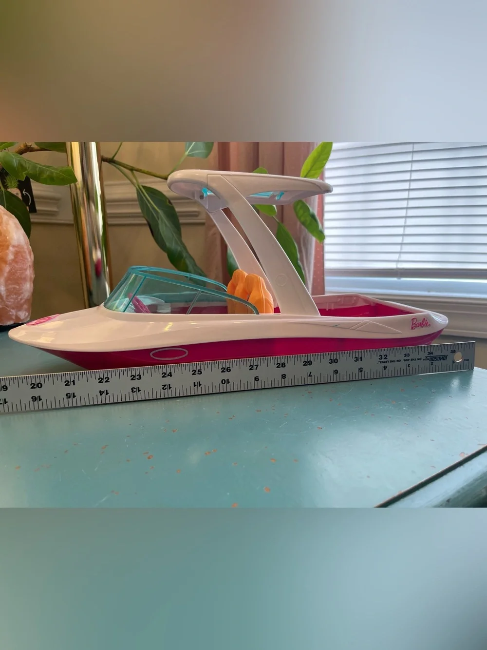 Barbie “Dolphin Magic” Ocean View Speed Boat - Pink/White - 2016 Mattel